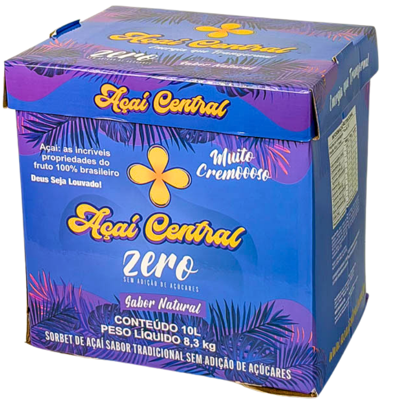 AÇAÍ ZERO AÇUCAR - 10 LITROS